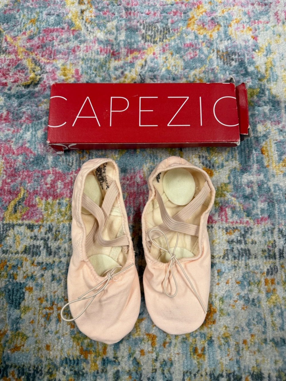 Capezio Child Juliet Ballet Slippers in Light Pink